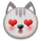 Smiling Cat Face With Heart-Eyes emoji on Samsung